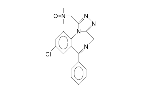 8-Chloro-1-(dimethylamino-methyl)-6-phenyl-4H-S-triazolo(4,3-A)(1,4)benzodiazepine N-1-oxide