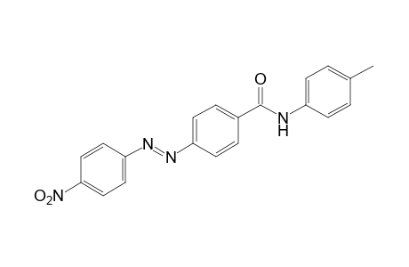 4-[(p-Nitrophenyl)azo]-p-benzotoluidide