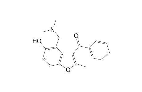 (4-[(Dimethylamino)methyl]-5-hydroxy-2-methyl-1-benzofuran-3-yl)(phenyl)methanone