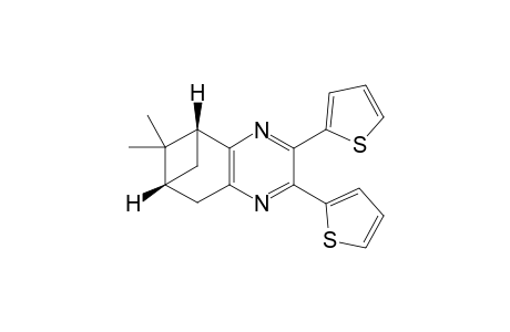 (5R,7R)-6,6-dimethyl-2,3-di(thiophen-2-yl)-5,6,7,8-tetrahydro-5,7-methanoquinoxaline