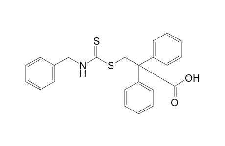 2,2-diphenyl-3-mercaptopropionic acid, benzylidithiocarbamate