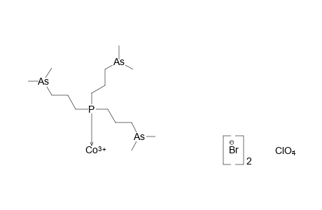 DIBROMO{TRIS[3-(DIMETHYLARSINO)PROPYL]PHOSPHINE}COBALT (II) PERCHLORATE