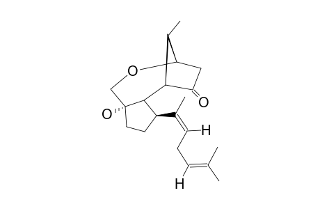 (2S,4R,9R,13Z)-4-HYDROXY-2,12-EPOXYSPATA-13(15),17-DIEN-10-ONE