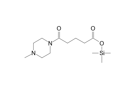 5-(4-Methylpiperazin-1-yl)-5-oxopentanoic acid, tms