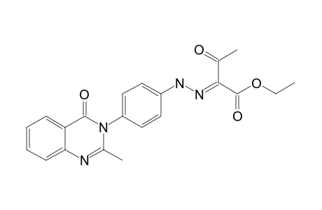 2-[[4-(2-METHYL-4-OXO-4H-QUINAZOLIN-3-YL)-PHENYL]-HYDRAZONO]-3-OXO-BUTYRIC-ACID-ETHYLESTER