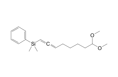 1-Dimethylphenylsilyl-8,8-dimethoxyocta-1,2-diene