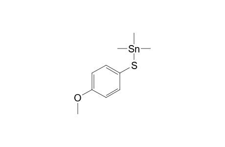 [(p-methoxyphenyl)thio]trimethylstannane