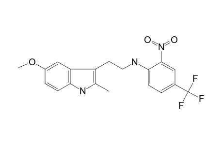 N-[2-(5-methoxy-2-methyl-1H-indol-3-yl)ethyl]-2-nitro-4-(trifluoromethyl)aniline