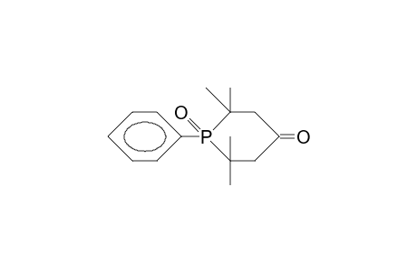 2,2,6,6-Tetramethyl-1-phenyl-4-phosphorinanone-1-oxide