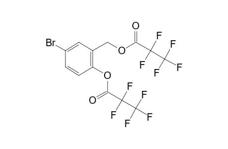 5-Bromo-2-hydroxybenzyl alcohol, bis(pentafluoropropionate)