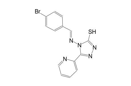 4-{[(E)-(4-bromophenyl)methylidene]amino}-5-(2-pyridinyl)-4H-1,2,4-triazole-3-thiol