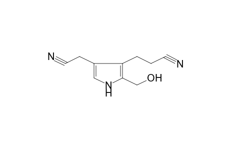 1H-Pyrrole-3-propanenitrile, 4-(cyanomethyl)-2-(hydroxymethyl)-