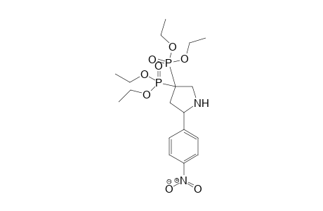 Tetraethyl 5-(4-nitrophenyl)pyrrolidine-3,3-diyldiphosphonate