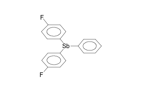 BIS(4-FLUOROPHENYL)PHENYLANTIMONY