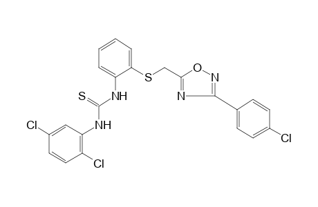 2'-{{[3-(p-chlorophenyl)-1,2,4-oxadiazol-5-yl]methyl}thio}-2,5-dichlorothiocarbanilide