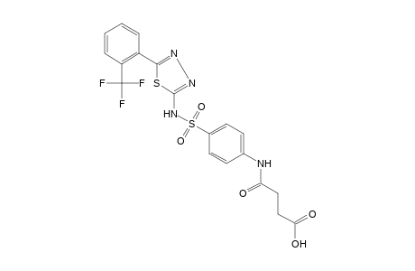 4'-{[5-(alpha,alpha,alpha-TRIFLUORO-o-TOLYL)-1,3,4-THIADIAZOL-2-YL]SULFAMOYL}SUCCINANILIC ACID