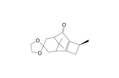 4,11,11-Trimethylspiro[1,3-dioxolan-2,9-tricyclo[5.3.1.0(2,5)]undec-2,5-dien-6-one]