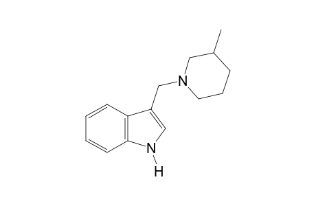 3-[(3-methylpiperidino)methyl]indole