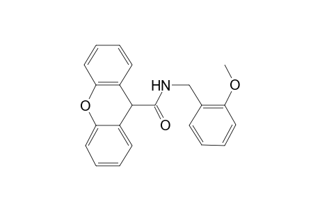 N-(2-methoxybenzyl)-9H-xanthene-9-carboxamide