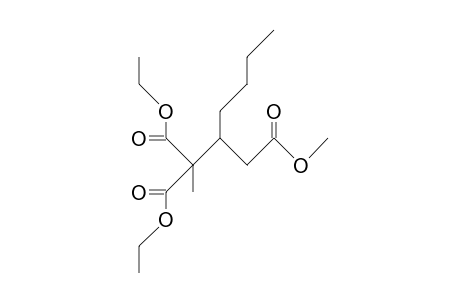 1-Methyl-2-butyl-1,1,3-propanetricarboxylic acid, 1,1-diethyl 3-methyl ester