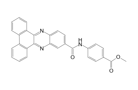 Benzoic acid, 4-[(dibenzo[A,C]phenazin-11-ylcarbonyl)amino]-, methyl ester