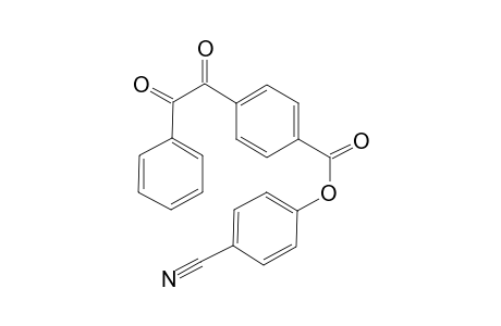 4-Cyanophenyl 4-[oxo(phenyl)acetyl]benzoate