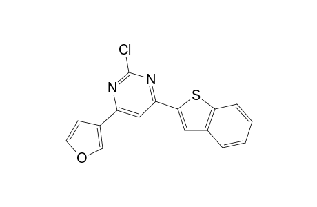 4-(1-benzothiophen-2-yl)-2-chloranyl-6-(furan-3-yl)pyrimidine