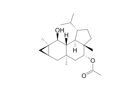 9.alpha.-Acetoxy-2.beta.-hydroxyverrucosane