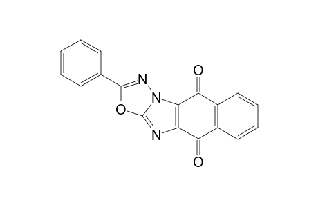 2-Phenyl-1-oxa-3,3a,10-triaza-pentaleno[1,2-b]naphthalene-4,9-dione