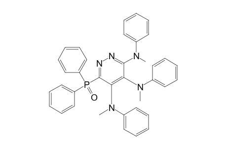 6-(Diphenylphosphoryl)-3,4,5-tris(N-methylanilino)-pyridazine