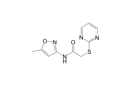 N-(5-Methyl-3-isoxazolyl)-2-(2-pyrimidinylsulfanyl)acetamide