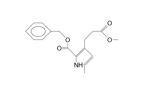 2-CARBOBENZOXY-5-METHYL-PYRROL-3-PROPIONSAEUREMETHYLESTER