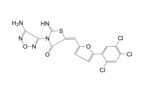 4-thiazolidinone, 3-(4-amino-1,2,5-oxadiazol-3-yl)-2-imino-5-[[5-(2,4,5-trichlorophenyl)-2-furanyl]methylene]-, (5E)-