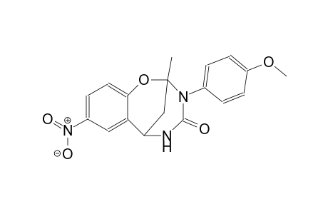 10-(4-methoxyphenyl)-9-methyl-4-nitro-8-oxa-10,12-diazatricyclo[7.3.1.0²,⁷]trideca-2,4,6-trien-11-one