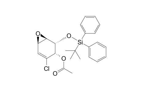 (1R,2S,3S,6R)-4-Chloro-2-{[(1',1'-dimethylethyl)diphenylsilyl]oxy}-3-acetoxy-7-oxabicyclo[4.1.0]hept-4-ene