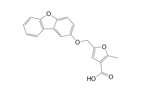 5-[(Dibenzofuran-2-yloxy)methyl]-2-methyl-3-furoic acid