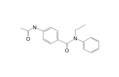 Benzamide, 4-acetamido-N-ethyl-N-phenyl-