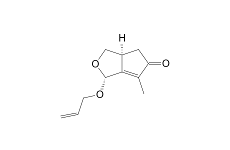 (5SR,8RS)-8-ALLYLOXY-2-METHYL-7-OXABICYCLO-[3.3.0]-OCT-1-ENE-3-ONE