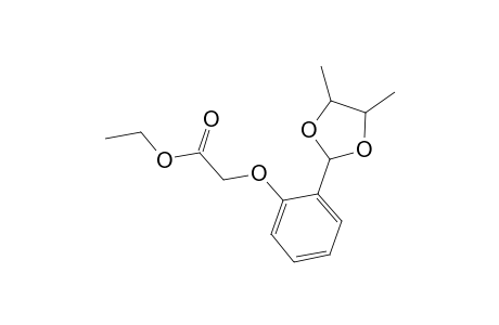 Ethyl [2-(4,5-dimethyl-1,3-dioxolan-2-yl)phenoxy]acetate