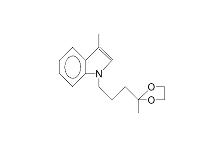 5-(3-Methyl-1-indolyl)-2-pentanone ethylene ketal