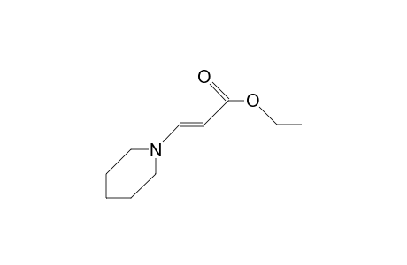 (E)-3-Piperidino-acrylic acid, ethyl ester