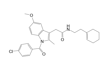 1H-indole-3-acetamide, 1-(4-chlorobenzoyl)-N-[2-(1-cyclohexen-1-yl)ethyl]-5-methoxy-2-methyl-