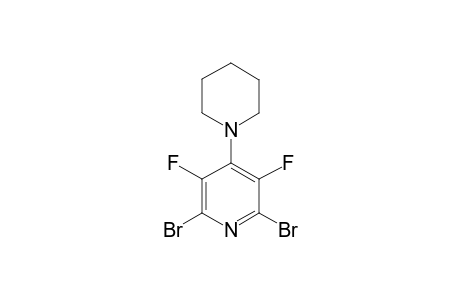 2,6-Dibromo-3,5-difluoro-4-piperidinylpyridine