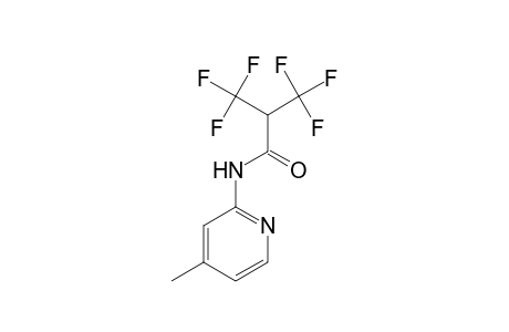 3,3,3-Trifluoro-N-(4-methyl-2-pyridinyl)-2-(trifluoromethyl)propanamide