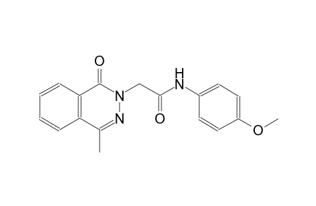 N-(4-methoxyphenyl)-2-(4-methyl-1-oxo-2(1H)-phthalazinyl)acetamide