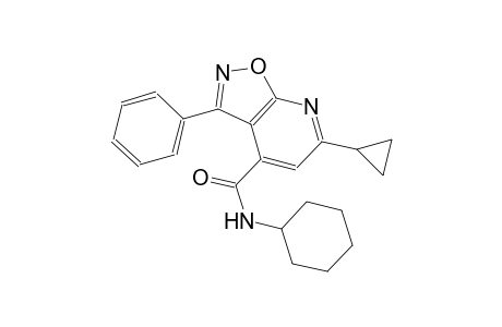 isoxazolo[5,4-b]pyridine-4-carboxamide, N-cyclohexyl-6-cyclopropyl-3-phenyl-