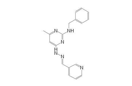 nicotinaldehyde [2-(benzylamino)-6-methyl-4-pyrimidinyl]hydrazone