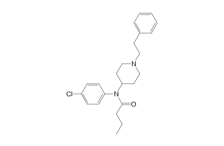 N-(4-Chlorophenyl)-N-[1-(2-phenylethyl)piperidin-4-yl]butanamide