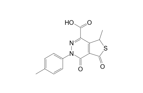 4,5-Diketo-7-methyl-3-(p-tolyl)-7H-thieno[3,4-d]pyridazine-1-carboxylic acid