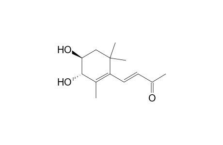 (E)-4-[(3S,4S)-2,6,6-trimethyl-3,4-bis(oxidanyl)cyclohexen-1-yl]but-3-en-2-one